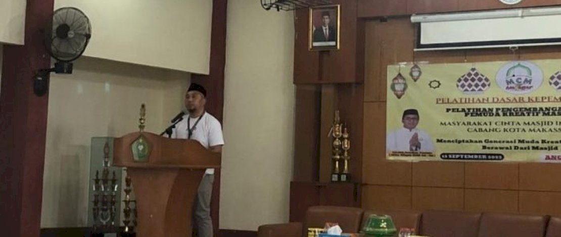 Kabid Pemberdayaan Pemuda Dispora Kota Makassar M. Dasysyara Dahyar