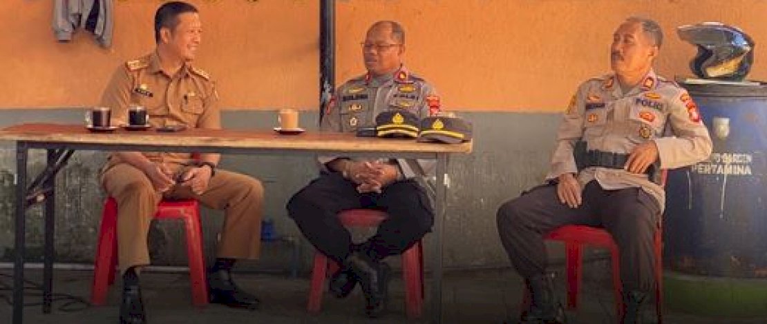 Plt Camat Bontoala Terima Kunjungan Kapolsek