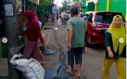Lurah Bara Baraya Utara Memimpin Giat Sabtu Bersih untuk Menjaga Kebersihan Lingkungan