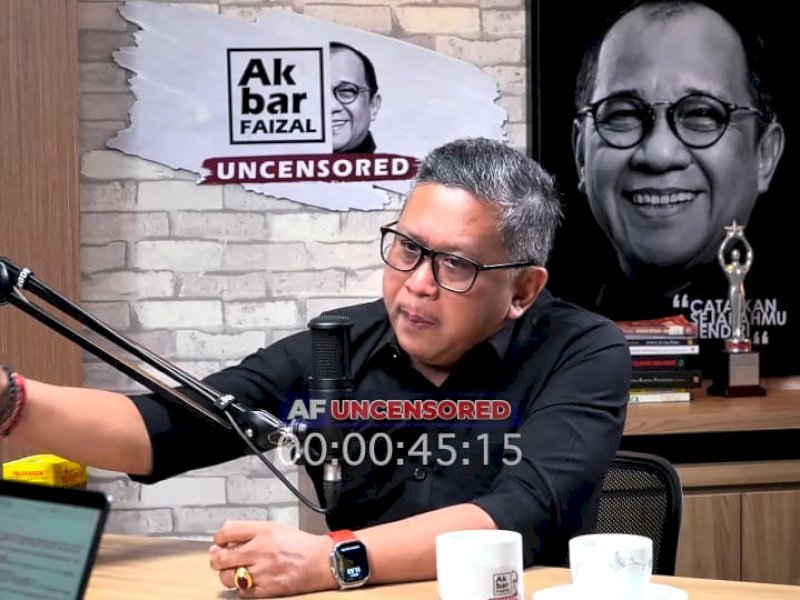 Sekjen PDIP Hasto Kristiyanto  Menangis di Podcast Akbar Faisal , Ternyata Ini Alasannya