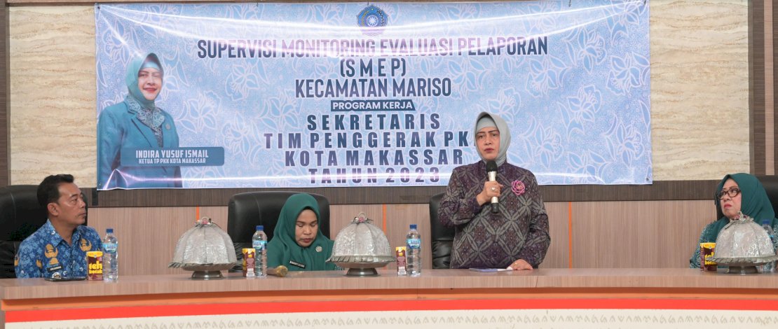 Melalui SMEP Ketua TP PKK Makassar Dorong Penguatan Administrasi Laporan Program Pokok PKK