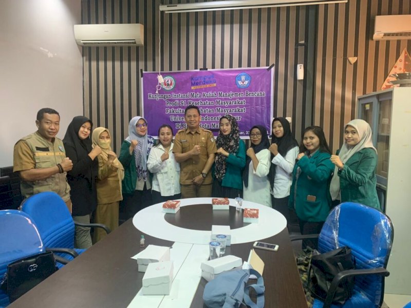 BPBD Makassar Terima Kunjungan FKM UIT