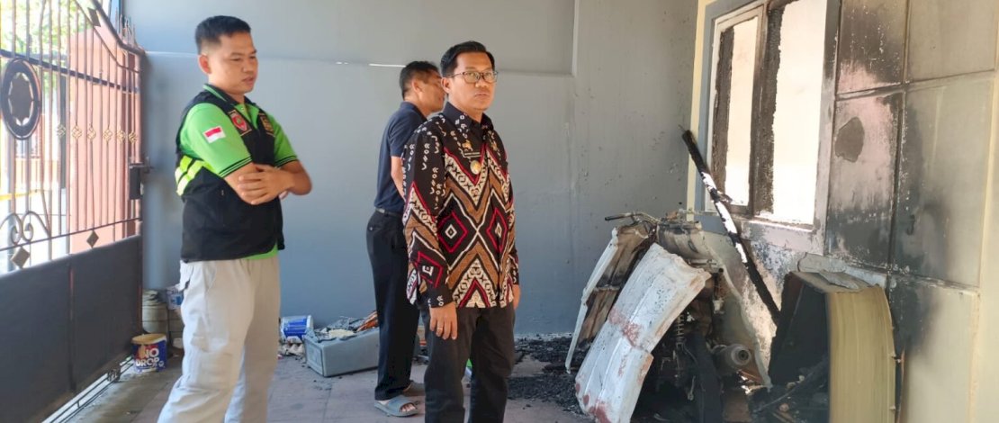 Camat Biringkanaya Pantau Lokasi Kebakaran di Pai