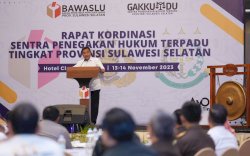 Forkopimda Sulsel dan Bawaslu Komitmen Tegakkan Gakkumdu di Pemilu 2024 