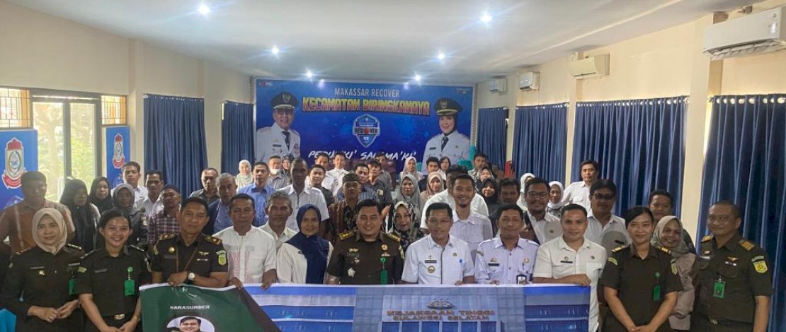 Camat Biringkanaya Hadiri Penerangan Hukum Kejati Sulsel