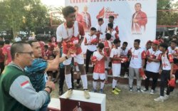 Selamat, Kecamatan Biringkanaya Juarai Cabor Sepak Bola Porkot 2023