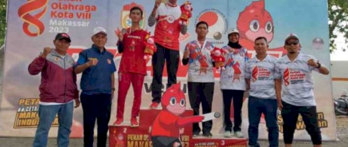 Tim Petanque Kecamatan Biringkanaya Juarai Nomor Single Man 