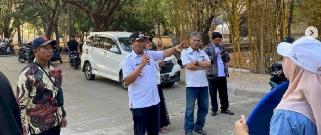 Camat Biringkanaya Beri Arahan kepada Penari Peserta Malam Puncak HUT Kota Makassar ke-416