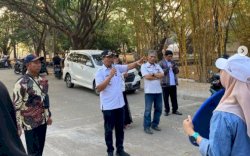 Camat Biringkanaya Beri Arahan kepada Penari Peserta Malam Puncak HUT Kota Makassar ke-416