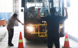 Dishub Makassar Lakukan Pemeriksaan Kelayakan Kendaraan