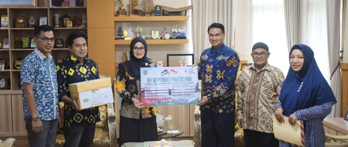 Pemerintah Daerah (Pemda) Kabupaten Luwu Utara (Lutra) berhasil mengumpulkan donasi sebesar Rp280.662.000 untuk membantu warga Palestina yang menjadi korban serangan Israel. 
