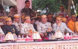 Hadiri HUT Gowa Ke-703, Pj Gubernur Sulsel Puji Kemesraan Bupati dan Wakil Bupati Gowa