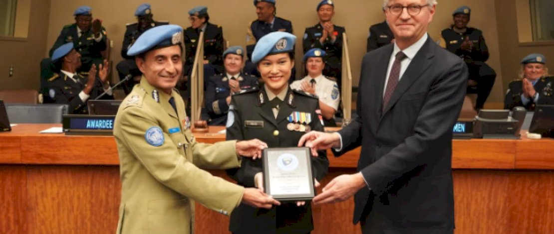 Misi Perdamaian PBB di Afrika Tengah: Briptu Renita Rismayanti Dianugerahi Penghargaan Prestisius