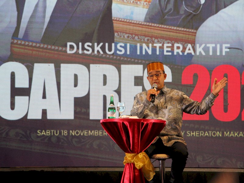 Sarasehan Nasional IKA UNM: Ketika Ganjar Beri 'Rapor 5' pada Jokowi, Anies Nyerocos Soal Konoha dan Wakanda!