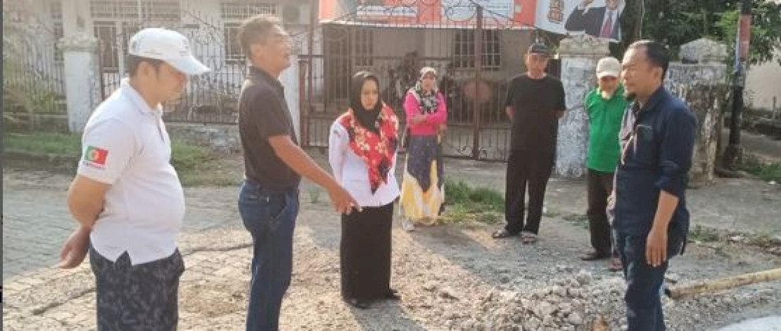 Lurah Laikang&nbsp; Mediasi Keluhan Warga terhadap Mobil Truk di Jalan Kompleks Perumahan Taman Bunga Sudiang RW 10