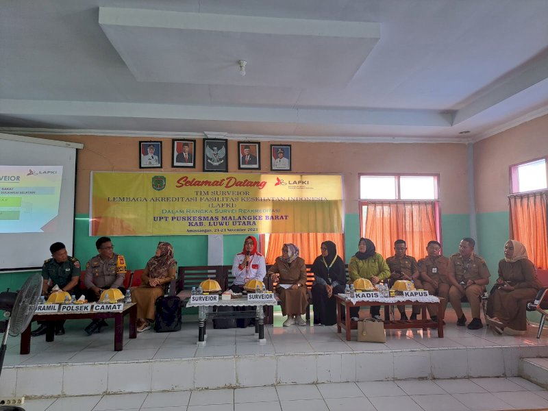 Dinas Kesehatan Target Seluruh Puskesmas di Luwu Utara Sudah Terakreditasi pada 2023