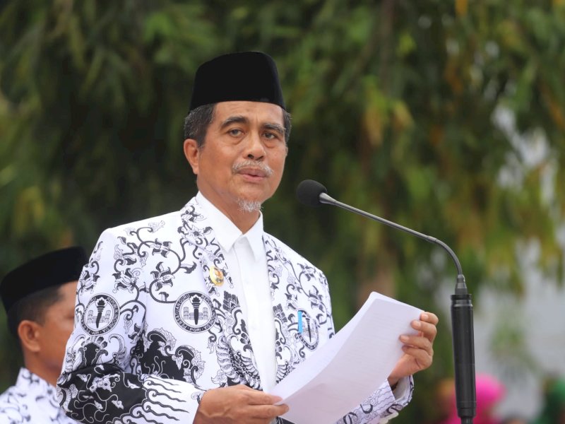 Pimpin Upacara HGN 2023, Wabup Saiful Arif Haturkan Terima Kasih Atas Dedikasi Ikhlas Para Guru