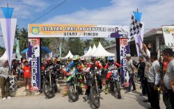 Dilepas Wabup Saiful Arif, Ratusan Rider Trail Jajal Alam Bumi Tanadoang