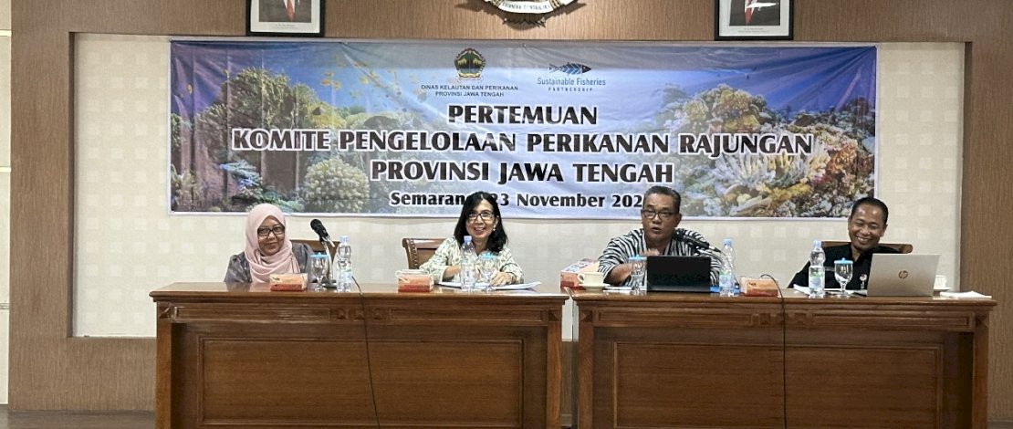 Pertemuan komite untuk membahas rencana aksi pengelolaan perikanan rajungan di Provinsi Jawa Tengah.