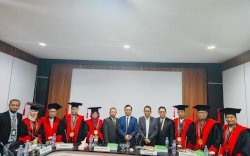 STIE Amkop Gelar Sidang Promosi Doktor Pertama