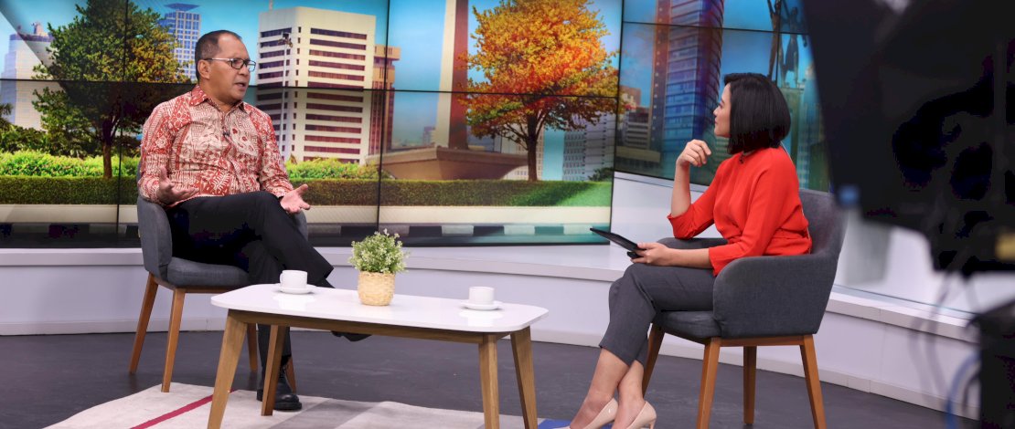Danny Pomanto saat wawancara dengan Metro TV dalam acara Selamat Pagi Indonesia, Selasa, 28 November 2023 di Jakarta.
Danny Pomanto saat wawancara dengan Metro TV dalam acara Selamat Pagi Indonesia, Selasa, 28 November 2023 di Jakarta.