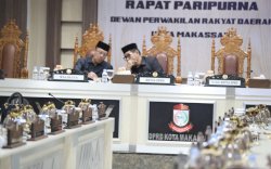Sekda Kota Makassar Hadiri Rapat Paripurna Tanggapan 9 Fraksi Terkait Tiga Ranperda