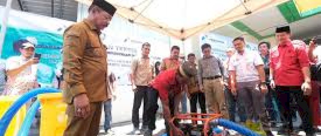 Wabup Gowa Apresiasi Bantuan Pompa Air Konversi BBM ke BBG Bagi Petani di Gowa 