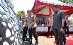 Bupati Gowa Berterimakasih Polri Bangun Sumur Bor Untuk Masyarakat Pattalassang 