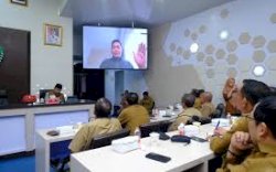 Persiapkan Peringatan HJG Ke-703, Bupati Gowa Pimpin Coffee Morning dari Singapura