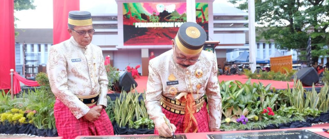 Wabup Gowa Resmikan Sejumlah Proyek Di Puncak Peringatan HJG Ke-703
