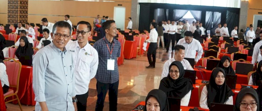 Tinjau Seleksi Kompetensi PPPK 2023, Pj Sekda Gowa Harap Hasilkan ASN Berkualitas