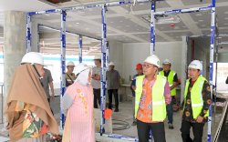 Wali Kota dan Ketua TP PKK Makassar Tinjau Progres Pembangunan Gedung PKK dan Dekranasda