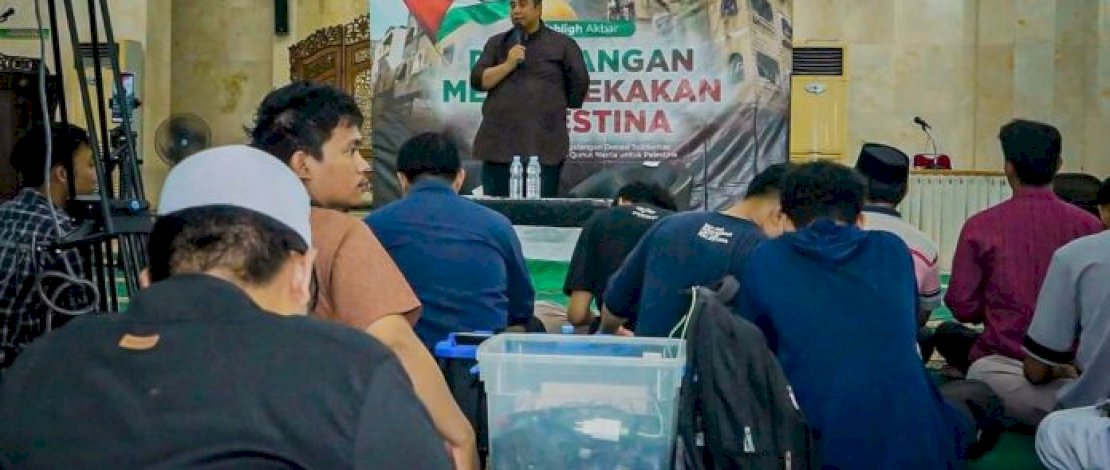 Bupati Maros AS Chaidir Syam Hadiri Tabligh Akbar di Al Markaz: Solidaritas Untuk Warga Gaza