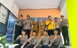 Ciptakan Pemilu Damai 2024, Camat Makassar Koordinasi Polda Sulsel