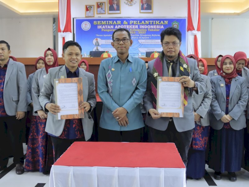 Pj Bupati Takalar Hadiri Pelantikan Pengurus Cabang Ikatan Apoteker Indonesia Periode 2023-2027 