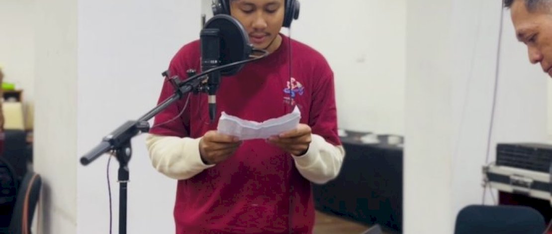 Gandeng Voice Talent Teh  Riri, Dispar Makassar Gelar Pelatihan Voice Over
