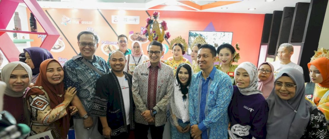 Hadiri di ASITA Travel Fair 2023, Sandiaga Uno Sebut 'Makassar Kota Makan Enak' sebagai Ide Brilian