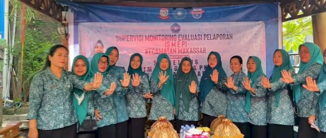 Pemerintah Kecamatan Makassar Terima Kunjungan Ketua TP-PKK Kota Makassar