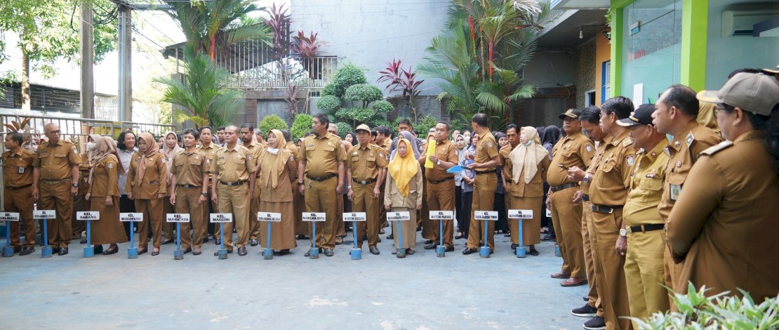 Pimpin Apel Pagi, Camat Makassar Pesan Pegawai Disiplin Bekerja