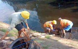 Instruksi Camat Makassar Bersihkan Kanal Kerung-kerung di Musim Hujan