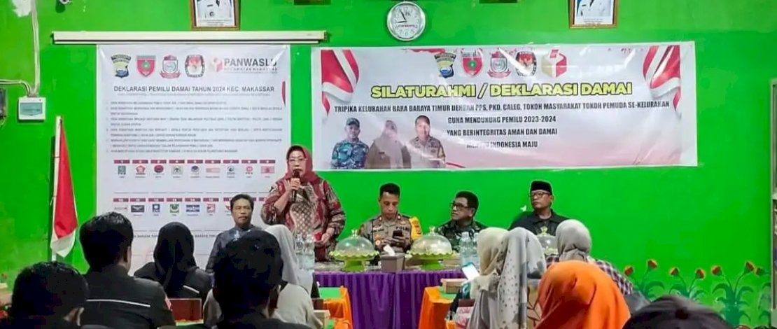 Lurah Bara-baraya Timur Kecamatan Makassar Aktifkan Sosialisasi Pemilu Damai 2024 Lurah Bara-baraya Timur Kecamatan Makassar Aktifkan Sosialisasi Pemilu Damai 2024