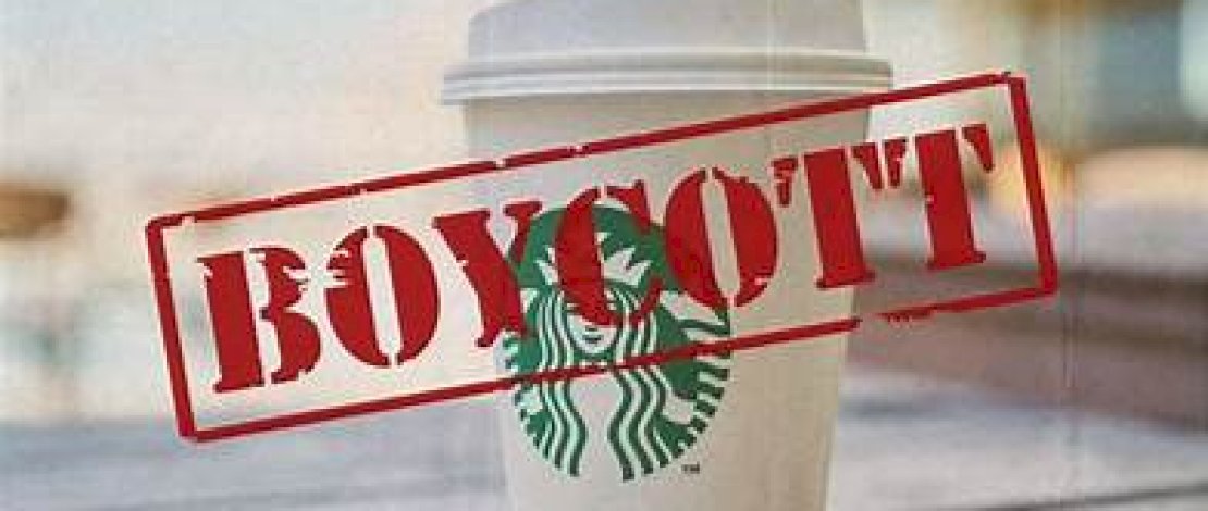 ilusttrasi boikot  startbucks
