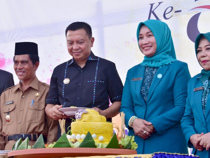 Peringatan HKG Ke-51, Bupati Basli Ali Harap Gerakan PKK Semakin Dinamis