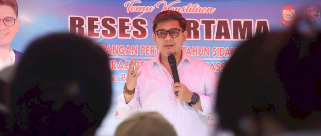 Anggota Dewan Perwakilan Rakyat Daerah (DPRD) Makassar, Adi Rasyid Ali menggelar Reses Pertama Masa Persidangan Pertama Tahun 2023/2024 di Jalan Toddopuli 10 Puri Taman Sari Blok F2 No 8 C RT 07 RW 09 Kelurahan Borong