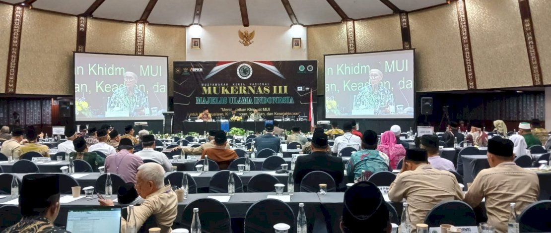 Mukernas III MUI di Jakarta, 3 Desember 2023
