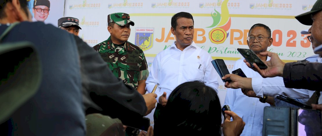 Jambore Penyuluh Pertanian Nasional Tahun 2023 yang dihelat di Kabupaten Sigi, Provinsi Sulawesi Tengah (Sulteng).