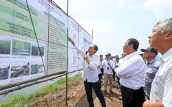 Mentan Amran Optimasi Lahan Rawa Naikkan Indeks Pertanaman di Ogan Ilir