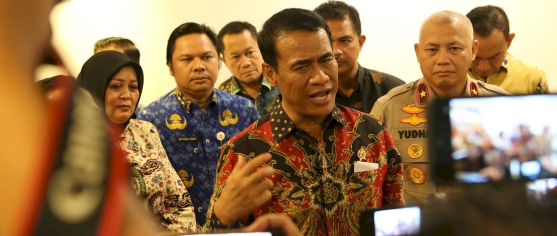 Mentan Amran pada Rapat Koordinasi Upsus Akselerasi Produksi Padi dan Jagung di Lahan Sawah dan Optimasi Rawa Mineral di Kalimantan Selatan 2023-2024, Jumat (17/11/2023).