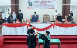 Pj Bupati Hadiri Pengucapan Sumpah Anggota DPRD PAW Kabupaten Takalar