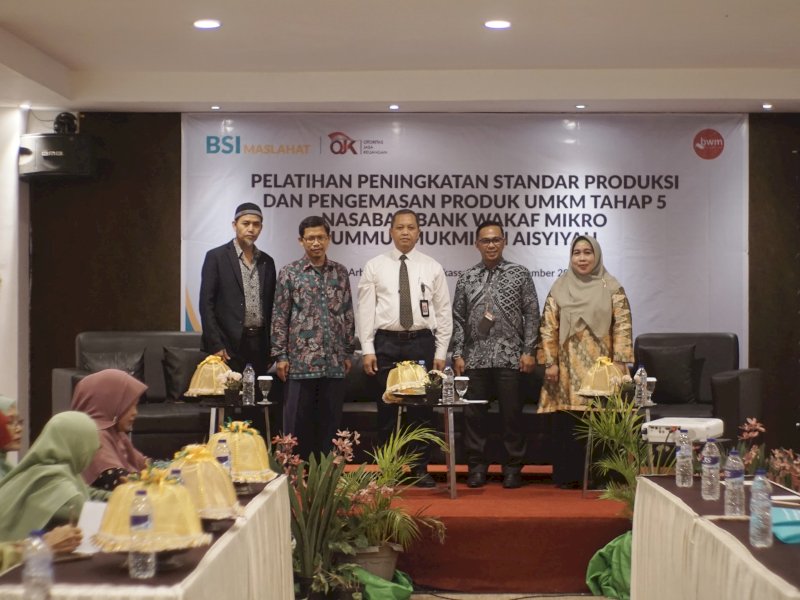 BSI Maslahat Gelar Pelatihan Standar Produksi dan Kemasan Produk UMKM